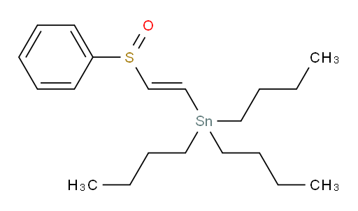 (E)-三丁基(2-(苯基亚砜)乙烯基)锡烷