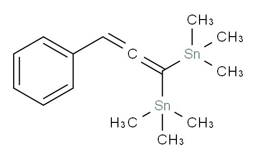 (3-苯基propa-1,2-二烯-1,1-二基)双(三甲基锡烷)