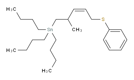 (Z)-三丁基(2-甲基-5-(苯基硫基)戊-3-烯-1-基)锡烷