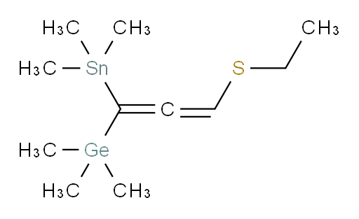 (3-(ethylthio)-1-(trimethylstannyl)propa-1,2-dien-1-yl)trimethylgermane