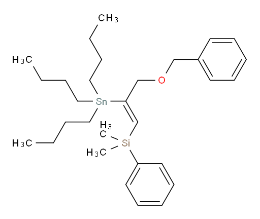 (Z)-(3-(苄氧基)-2-(三丁基锡基)丙烯-1-基)二甲基(苯基)硅烷