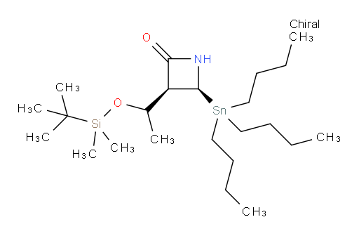 (3S,4S)-3-(1-((叔丁基二甲基sil氧基))乙基)-4-(三丁基锡基)氮杂环丁烷-2-酮