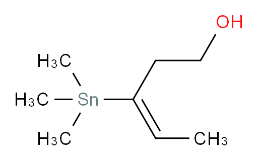 (E)-3-(trimethylstannyl)pent-3-en-1-ol