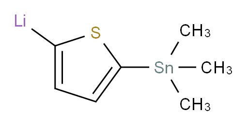 (5-(trimethylstannyl)thiophen-2-yl)lithium