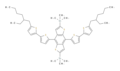 (4,8-bis(5'-(2-ethylhexyl)-[2,2'-bithiophen]-5-yl)benzo[1,2-b:4,5-b']dithiophene-2,6-diyl)bis(trimethylstannane)