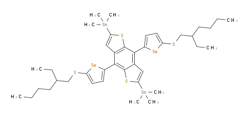 (4,8-bis(5-((2-ethylhexyl)thio)selenophen-2-yl)benzo[1,2-b:4,5-b']dithiophene-2,6-diyl)bis(trimethylstannane)
