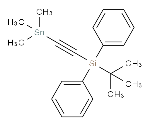 tert-butyldiphenyl((trimethylstannyl)ethynyl)silane