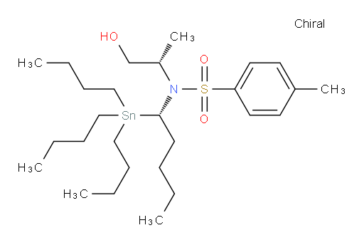 N-((S)-1-羟基丙-2-基)-4-甲基-N-((S)-1-(三丁基锡基)戊基)苯磺酰胺