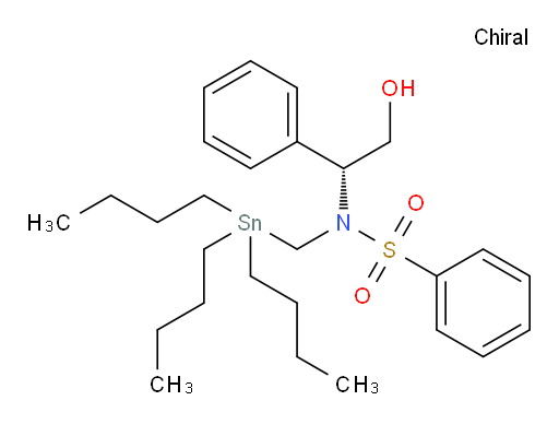 (R)-N-(2-羟基-1-苯基乙基)-N-((三丁基锡基)甲基)苯磺酰胺