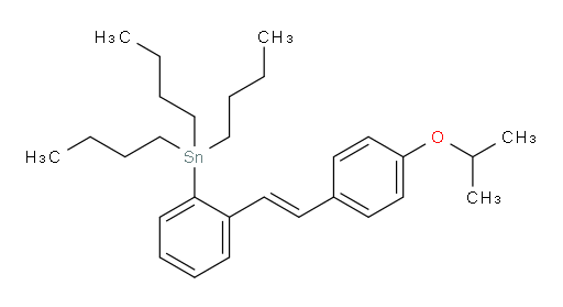 (E)-三丁基(2-(4-异丙氧基苯乙烯基)苯基)锡烷