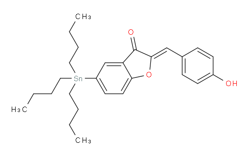 (Z)-2-(4-羟基苄亚基)-5-(三丁基锡基)苯并呋喃-3(2H)-酮
