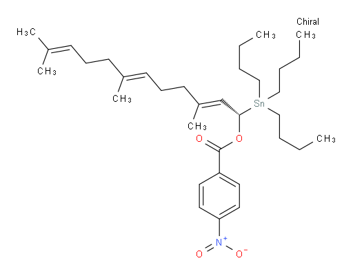 (S,2E,6E)-3,7,11-trimethyl-1-(tributylstannyl)dodeca-2,6,10-trien-1-yl 4-nitrobenzoate