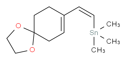 (Z)-(2-(1,4-二氧杂螺[4.5]癸-7-烯-8-基)乙烯基)三甲基锡烷
