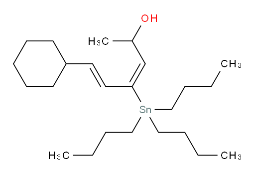 (3E,5E)-6-环己基-4-(三丁基锡基)六-3,5-二烯-2-醇