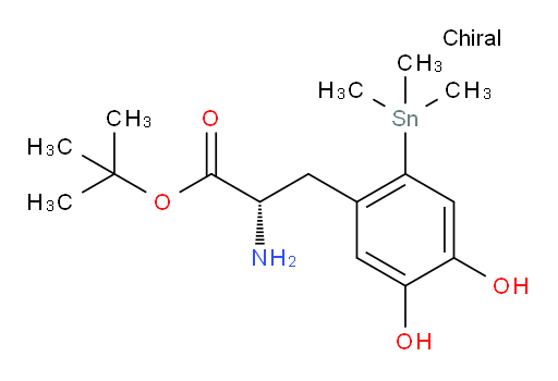 (S)-叔丁基 2-氨基-3-(4,5-二羟基-2-(三甲基锡基)苯基)丙酸酯
