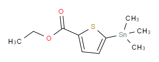 乙基 5-(三甲基锡基)噻吩-2-甲酸酯