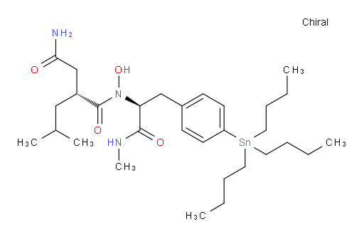 (R)-N1-羟基-2-异丁基-N1-((S)-1-(甲氨基)-1-氧代-3-(4-(三丁基锡基)苯基)丙-2-基)丁二酰胺