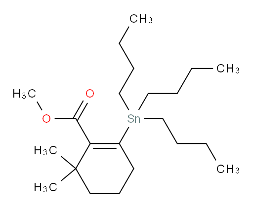甲基 6,6-二甲基-2-(三丁基锡基)环己-1-烯甲酸酯
