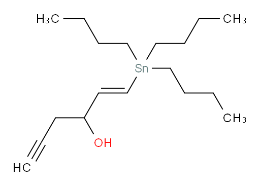 (E)-1-(tributylstannyl)hex-1-en-5-yn-3-ol