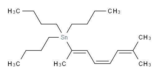 三丁基((2E,4Z)-7-甲基辛-2,4,6-三烯-2-基)锡烷