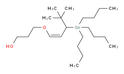 (Z)-3-((4,4-二甲基-3-(三丁基锡基)戊-1-烯-1-氧基))丙-1-醇