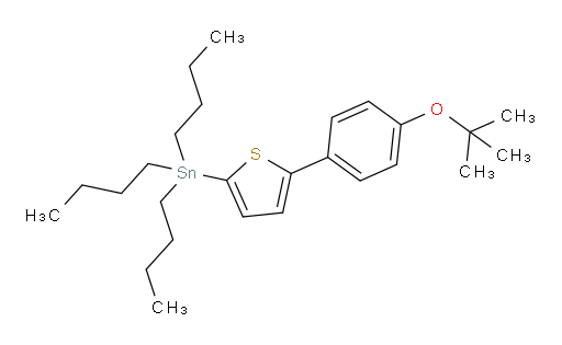 (5-(4-(叔-丁氧基)苯基)噻吩-2-基)三丁基锡烷