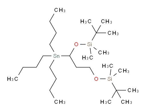 2,2,3,3,9,9,10,10-八甲基-5-(三丁基锡基)-4,8-二氧杂-3,9-二硅杂十一烷