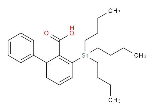 3-(三丁基锡基)-[1,1'-联苯]-2-甲酸