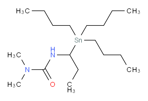 1,1-二甲基-3-(1-(三丁基锡基)丙基)脲