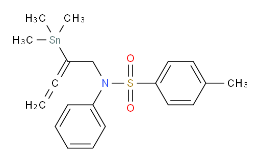 4-甲基-N-苯基-N-(2-(三甲基锡基)丁-2,3-二烯-1-基)苯磺酰胺