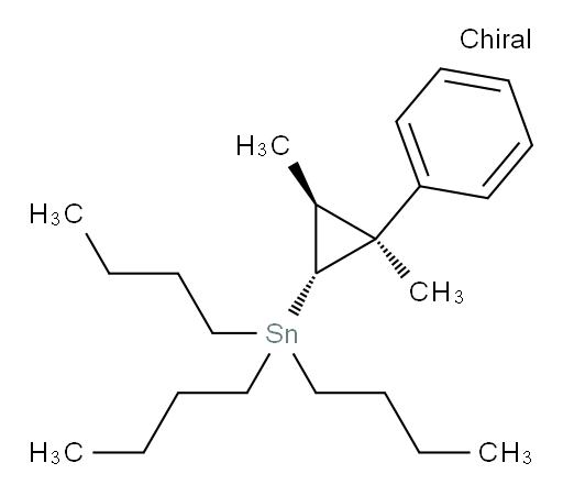 三丁基((1R,2S,3S)-2,3-二甲基-2-苯基环丙基)锡烷