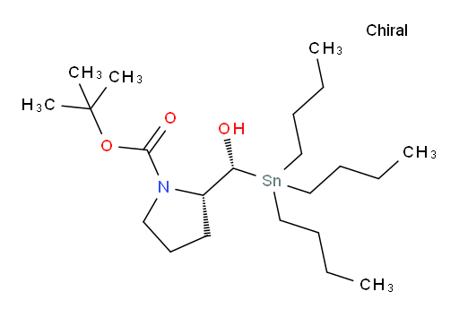 (S)-叔丁基 2-((R)-羟基(三丁基锡基)甲基)吡咯烷-1-甲酸酯