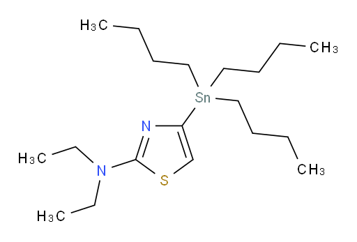 N,N-二乙基-4-(三丁基锡基)噻唑-2-胺