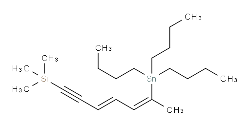 三甲基((3E,5Z)-6-(三丁基锡基)庚-3,5-二烯-1-炔-1-基)硅烷