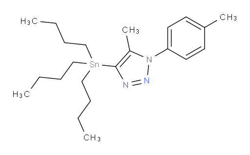 5-甲基-1-(对甲苯基)-4-(三丁基锡基)-1H-1,2,3-三氮唑