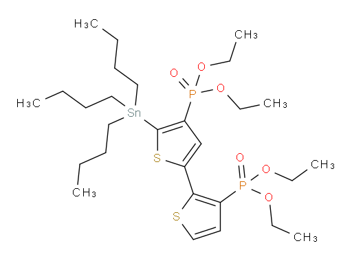 四乙基 (5'-(三丁基锡基)-[2,2'-联噻吩]-3,4'-二基)双(磷酸酯)