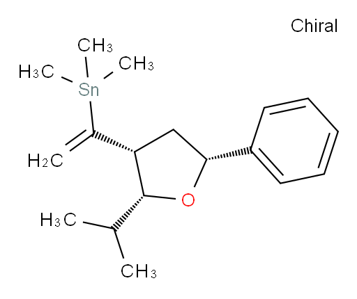 (1-((2R,3R,5R)-2-异丙基-5-苯基四氢呋喃-3-基)乙烯基)三甲基锡烷