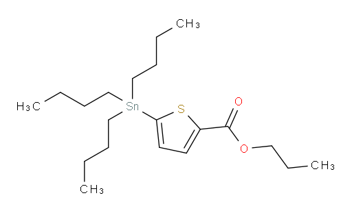 propyl 5-(tributylstannyl)thiophene-2-carboxylate