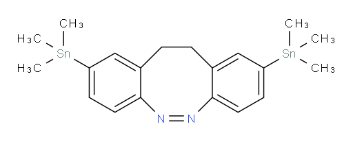 (Z)-2,9-bis(trimethylstannyl)-11,12-dihydrodibenzo[c,g][1,2]diazocine