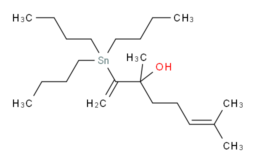 3,7-dimethyl-2-(tributylstannyl)octa-1,6-dien-3-ol