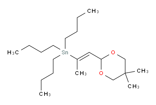 (E)-tributyl(1-(5,5-dimethyl-1,3-dioxan-2-yl)prop-1-en-2-yl)stannane