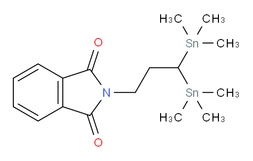 2-(3,3-双(三甲基锡基)丙基)异吲哚啉-1,3-二酮