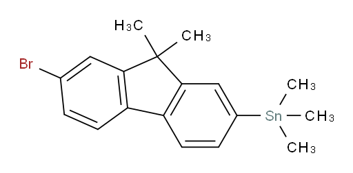 (7-溴-9,9-二甲基-9H-芴-2-基)三甲基锡烷