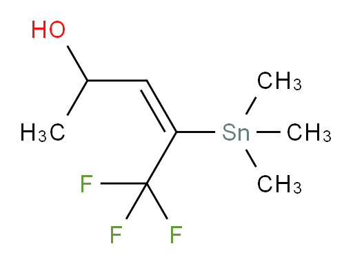 (E)-5,5,5-三氟-4-(三甲基锡基)戊-3-烯-2-醇