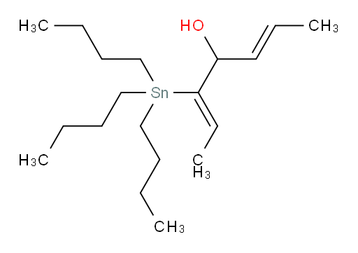 (2Z,5E)-3-(tributylstannyl)hepta-2,5-dien-4-ol