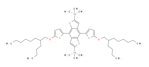 (4,8-双(5-((2-丁基辛氧基))噻吩-2-基)苯并[1,2-b:4,5-b']二噻吩-2,6-二基)双(三甲基锡烷)