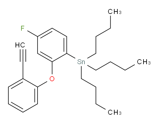 三丁基(2-(2-乙炔基苯氧基)-4-氟苯基)锡烷