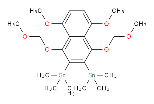 (5,8-二甲氧基-1,4-双(甲氧基甲氧基)萘-2,3-二基)双(三甲基锡烷)