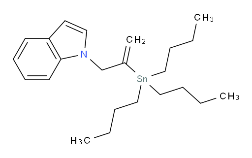 1-(2-(三丁基锡基)烯丙基)-1H-吲哚