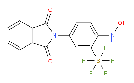 [5-(1,3-dihydro-1,3-dioxo-2H-isoindol-2-yl)-2-(hydroxyamino)phenyl]sulfur pentafluoride